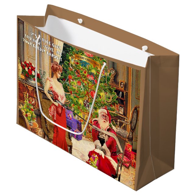 Grand Sac Cadeau Un cadeau utile (Devant Angle)