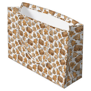 Grand Sac Cadeau Une journée de biscuits amusante et sucrée