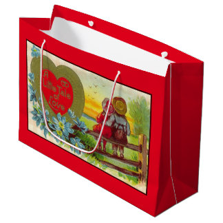 Grand Sac Cadeau Une petite histoire d'amour
