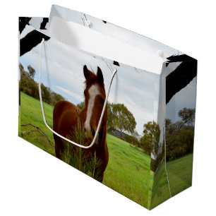 Grand Sac Cadeau "Une ruche de la nature : un cheval de châtaignier