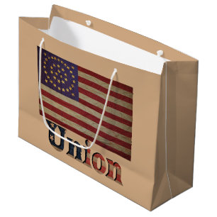 Grand Sac Cadeau Union de la guerre civile Un magnifique drapeau de