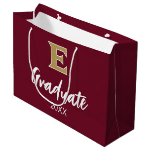 Grand Sac Cadeau Université Elon E Diplômé 20XX