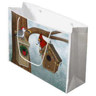 Grand Sac Cadeau Vacances Bird House