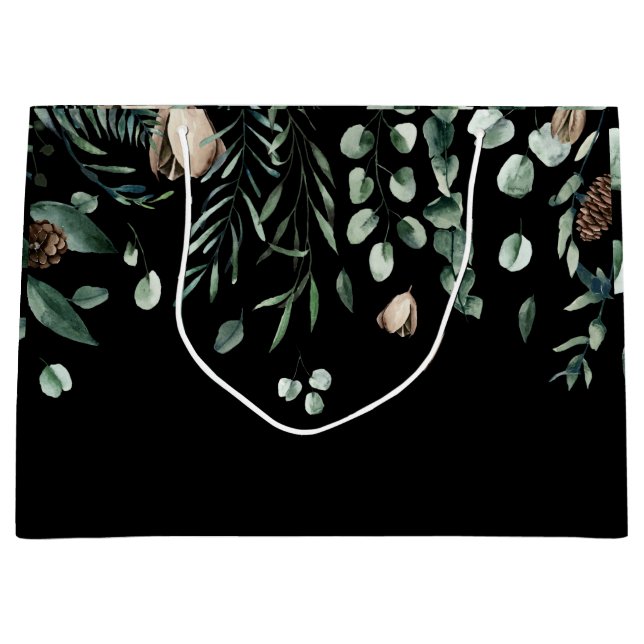 Grand Sac Cadeau Vacances hivernales (Devant)