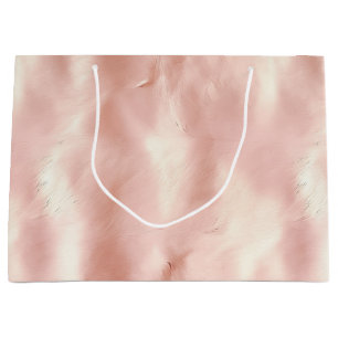 Grand Sac Cadeau Vachette de vache à lait rose sud-ouest