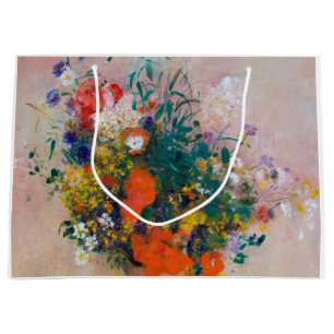 Grand Sac Cadeau Vase de fleurs, Redon