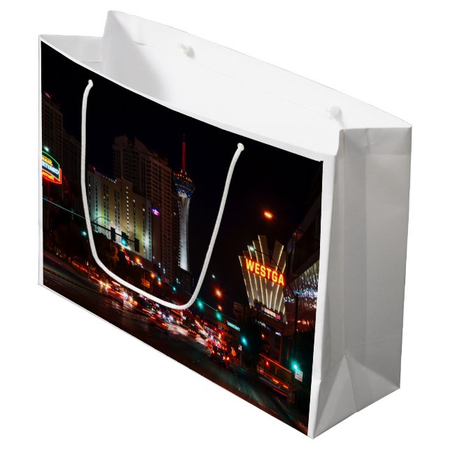 Grand Sac Cadeau Vegas Paradise Road (Devant Angle)