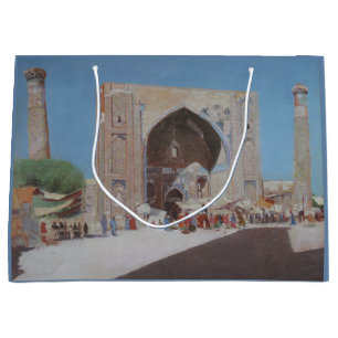 Grand Sac Cadeau Ville antique de Samarkand (par Vasily Vereshchagi