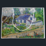 Grand Sac Cadeau Vincent van Gogh - Maisons à Auvers<br><div class="desc">Maisons à Auvers - Vincent van Gogh,  Huile sur Toile,  1890 à Auvers-sur-Oise</div>