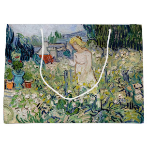 Grand Sac Cadeau Vincent van Gogh - Miss Gachet dans son jardin
