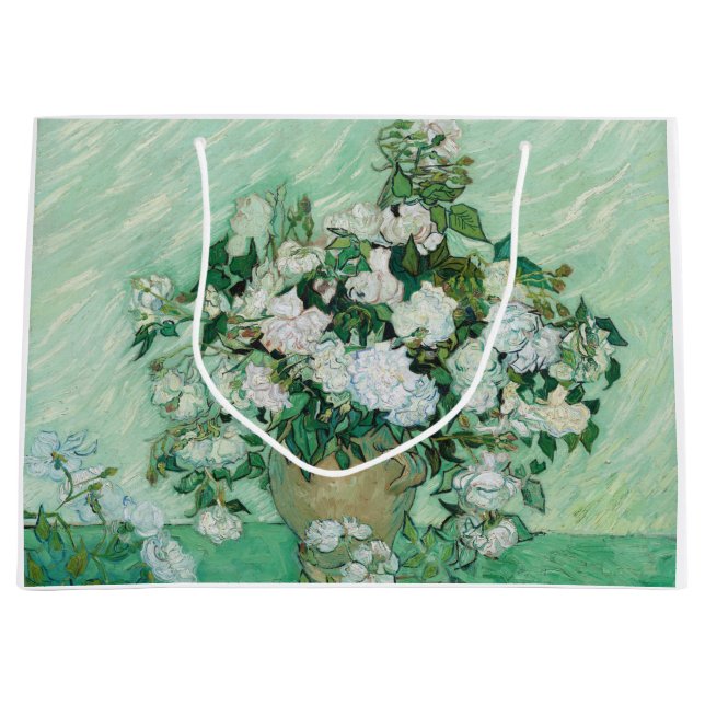 Grand Sac Cadeau Vincent van Gogh - Rose (Devant)