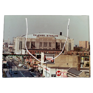 Grand Sac Cadeau Vintage Chicago Stadium Rock Concert 1968
