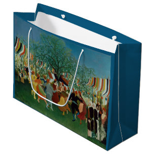 Grand Sac Cadeau Vintage Henri Rousseau Centenaire de l'indépendanc
