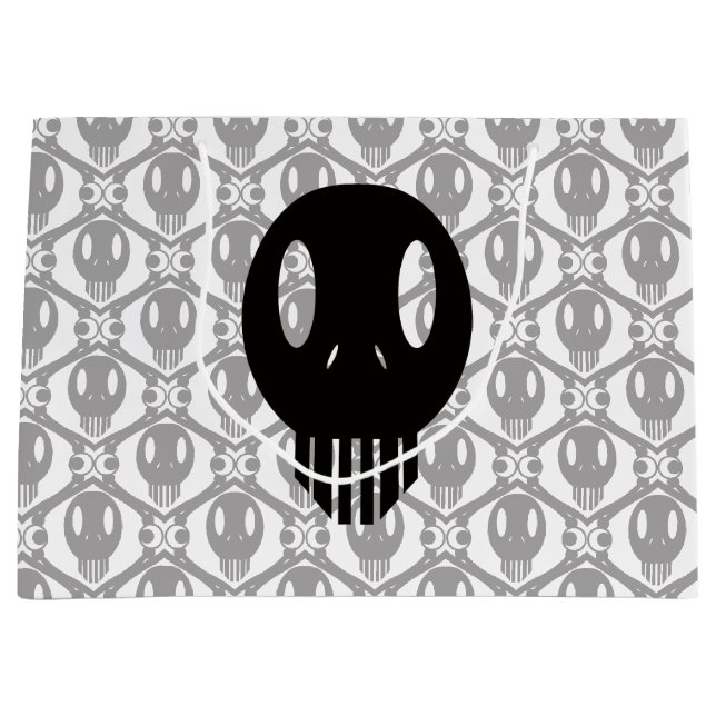 Grand Sac Cadeau Visages morbides (Devant)