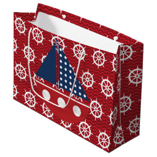 Grand Sac Cadeau Volant de direction nautique