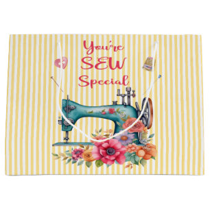Grand Sac Cadeau Vous êtes Sew Special Gift Bag