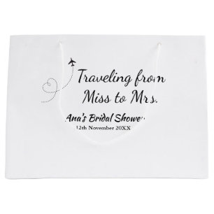 Grand Sac Cadeau Voyage enterrement de vie de jeune fille ajouter n
