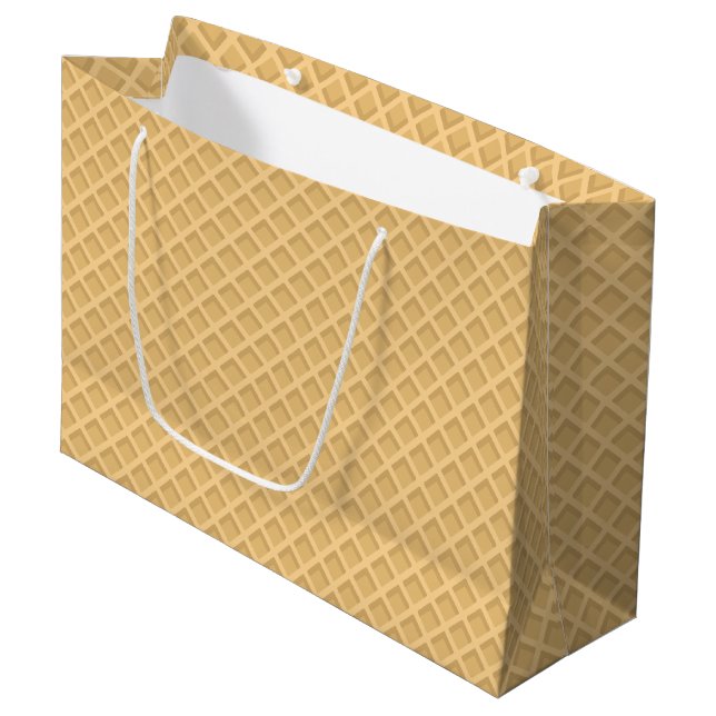 Grand Sac Cadeau Wafer (Devant Angle)