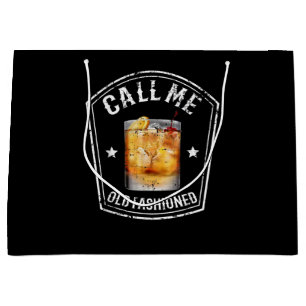 Grand Sac Cadeau Whiskey Calls Me Old Fashioned