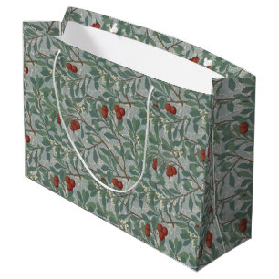 Grand Sac Cadeau William Morris Art Décoratif Arbutus Motif