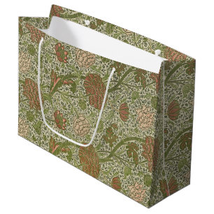 Grand Sac Cadeau William Morris Cray Fleur de Sauge Floral Botaniqu