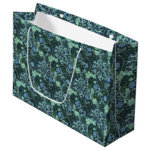 Grand Sac Cadeau William Morris Motif d'algues