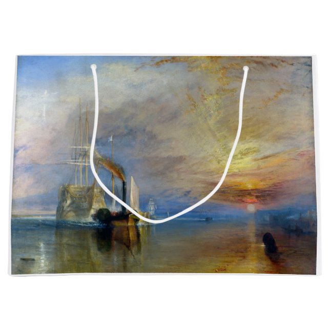 Grand Sac Cadeau William Turner - Le Temeraire de combat (Devant)