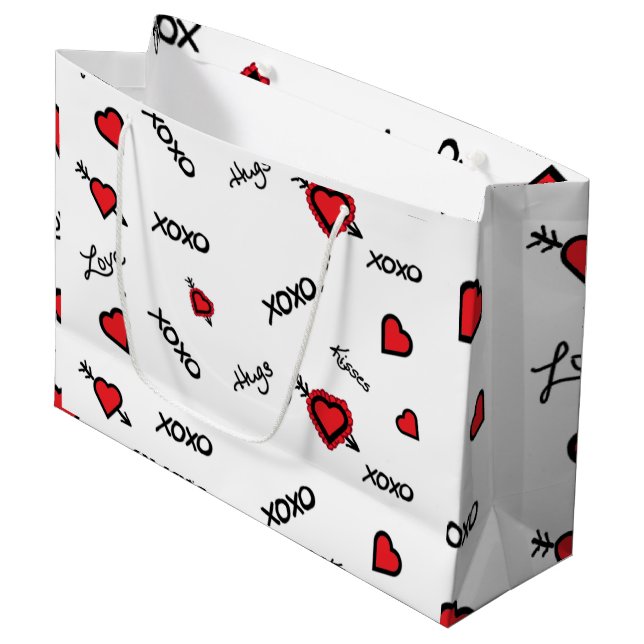 GRAND SAC CADEAU XOXO (Devant Angle)