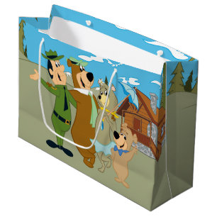 Grand Sac Cadeau Yogi Ours et amis Accueil chaleureux