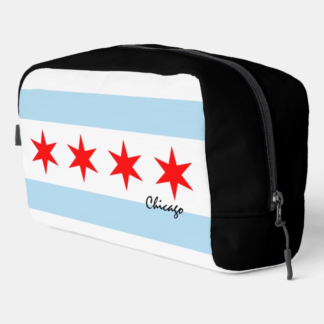 Grand sac Chicago, mode, drapeau de Chicago (Coin droit)