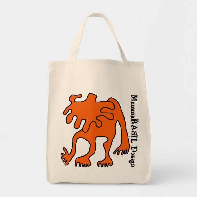 Grand sac de design MammaBASIL! (Devant)
