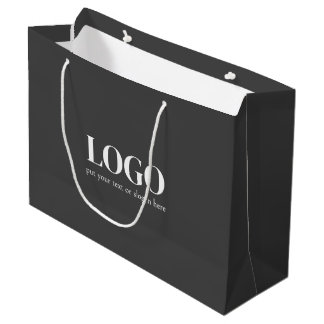 Grand sac de shopping en papier personnalisé avec