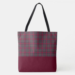 Grand sac fourre-tout à tartan