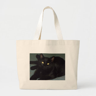 Grand sac fourre-tout aux yeux dorés