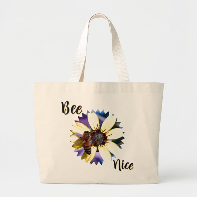 Grand sac fourre-tout Bee Nice (Devant)