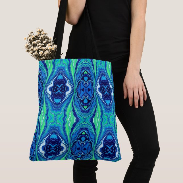 Grand Sac fourre-tout Bleu (De près)