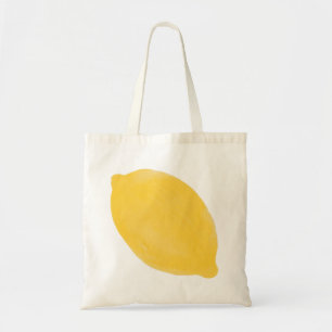 Grand Sac fourre-tout citron - Illustration