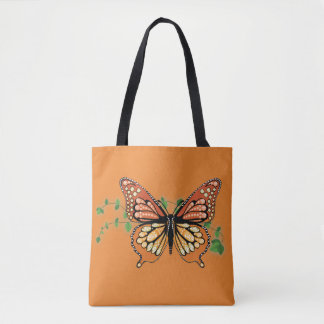 Grand Sac fourre-tout de conception de papillon Mo