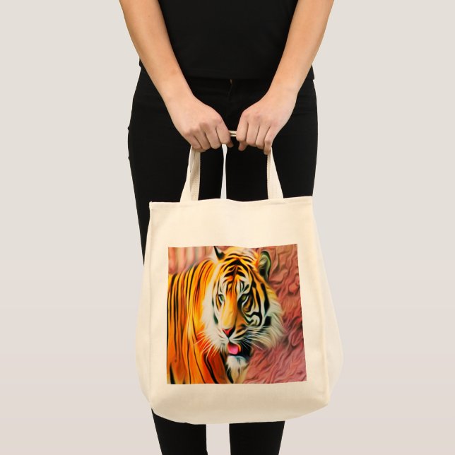 Grand Sac fourre-tout de tigre (Devant (produit))