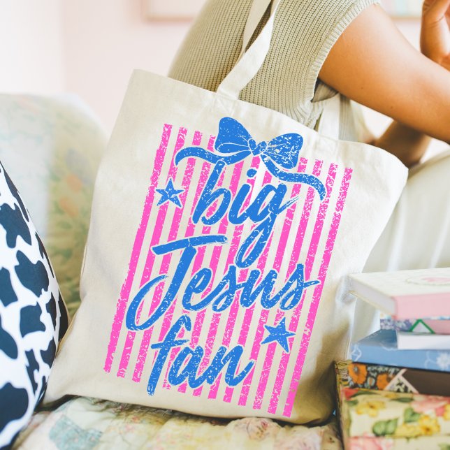 Grand Sac Fourre-Tout Fan de Jésus (Big Jesus Fan Tote Bag)