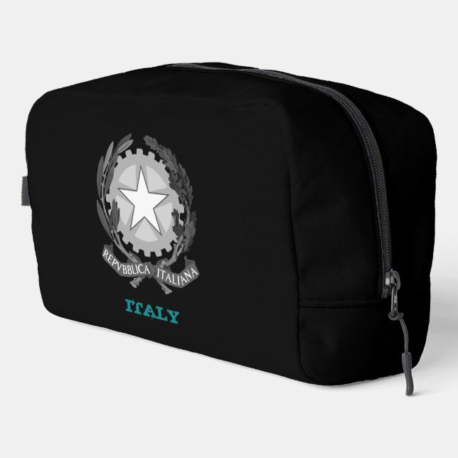 Grand sac Italie, armoiries italiennes /drapeau (Coin droit)