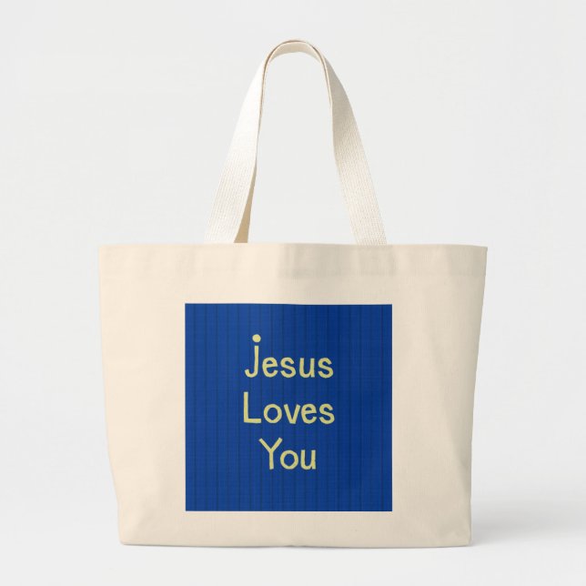 Grand sac Jesus Loves You (Devant)