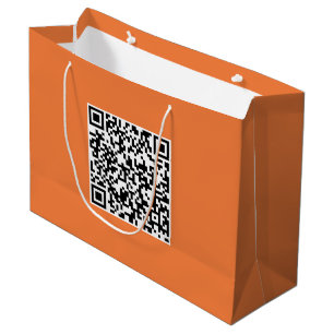 Grand sac personnalisé avec code QR pour la promot
