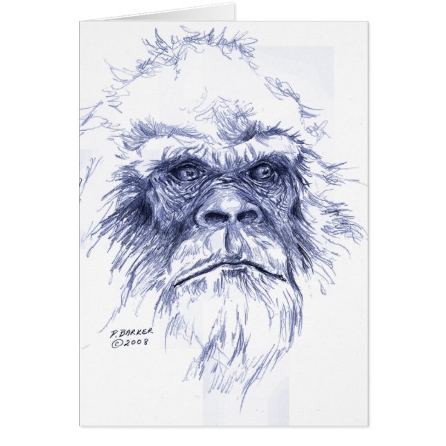 Grand Sasquatch bleu (Devant)