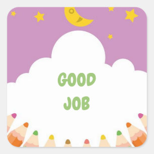 Grand Sticker de l'école de travail