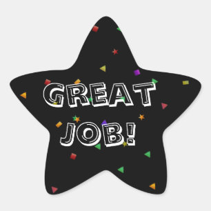 Grand Sticker de récompense de travail