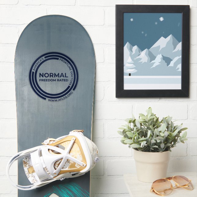 Grand Sticker NORMAL pour les entreprises AFLDS (Snowboard)
