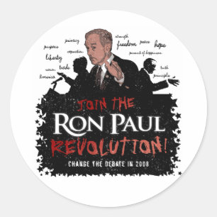 Grand Sticker Ron Paul Revolution