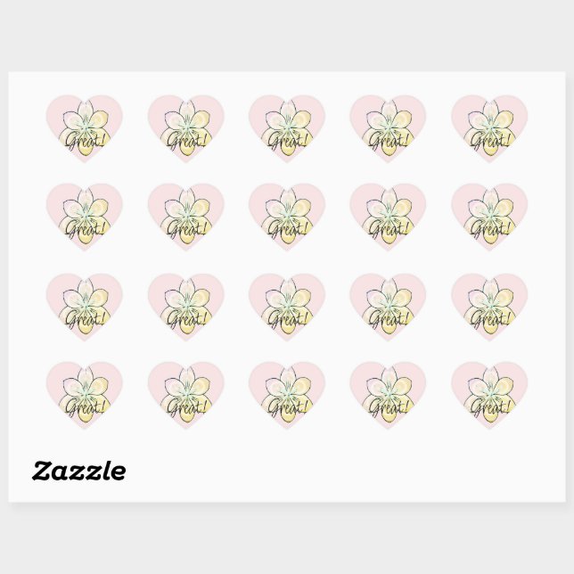 Grand Stickers Flower (Feuille)