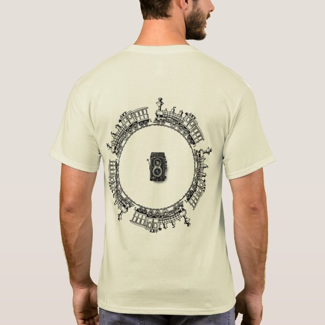 grand T-shirt avec motif arrière (Dos)